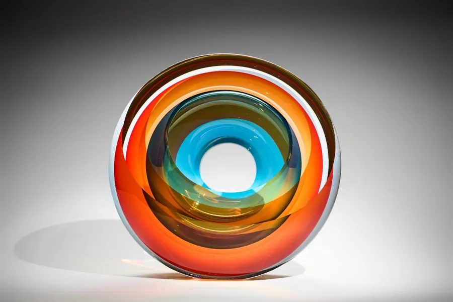 Echoes of Light - Blue Alabaster Orange &mdash; Tim Rawlinson